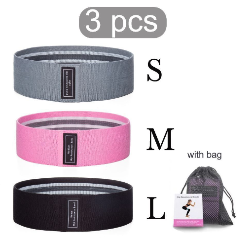 Premium Fabric Resistance Bands Set(3-pack)