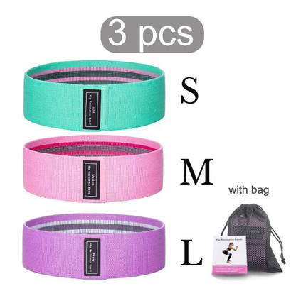 Premium Fabric Resistance Bands Set(3-pack)
